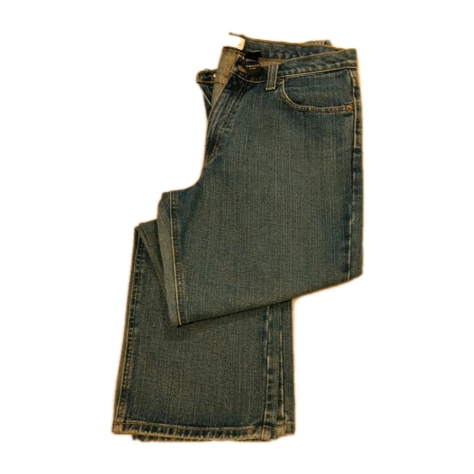 DKNY Jeans Blue Straight Leg 100% Cotton Relaxed Mens Jeans Size 34x30 Pre-owned