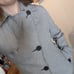 Houndstooth trench coat with button detail by oasis; size 14/40