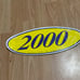 Decals sticker dozen year 2002 car windshield 2000 2011 2000