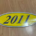 Decals sticker dozen year 2002 car windshield 2000 2011 2000
