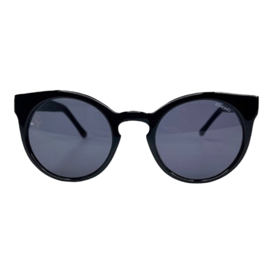 Komono women's sunglasses NEW Lulu cateye glossy black