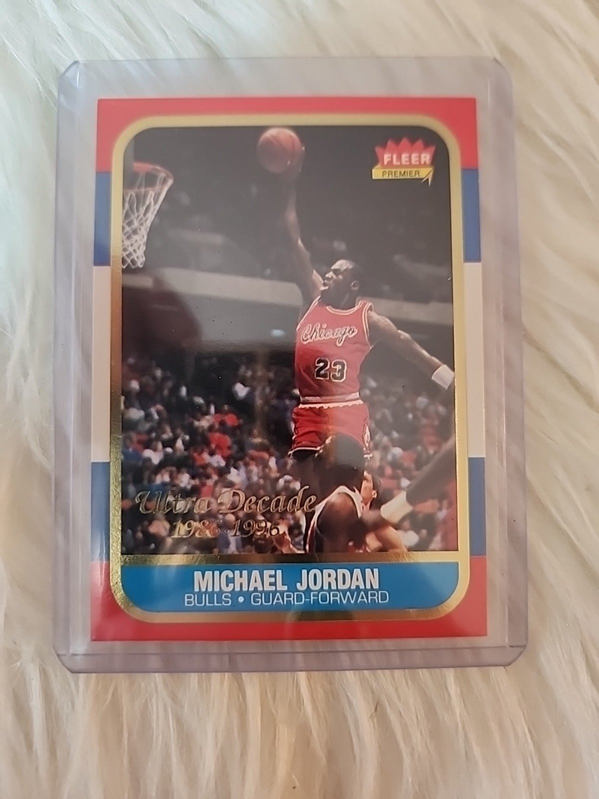 fleer Michael Jordan decade of excellence Card
