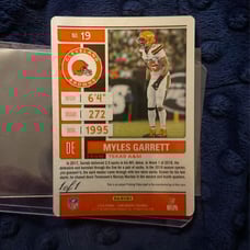 Panini Myles Garrett 1/1 Printing Plate