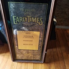 Vintage Early Times Bar Mirror