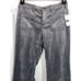 Free People Women’s Velvet Flare Pants size 27 NWT Front Patch Pockets Stretch