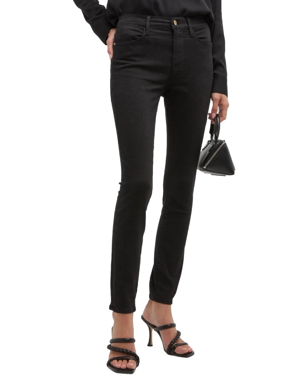 FRAME Le High Skinny Women’s Black Jeans Size 23
