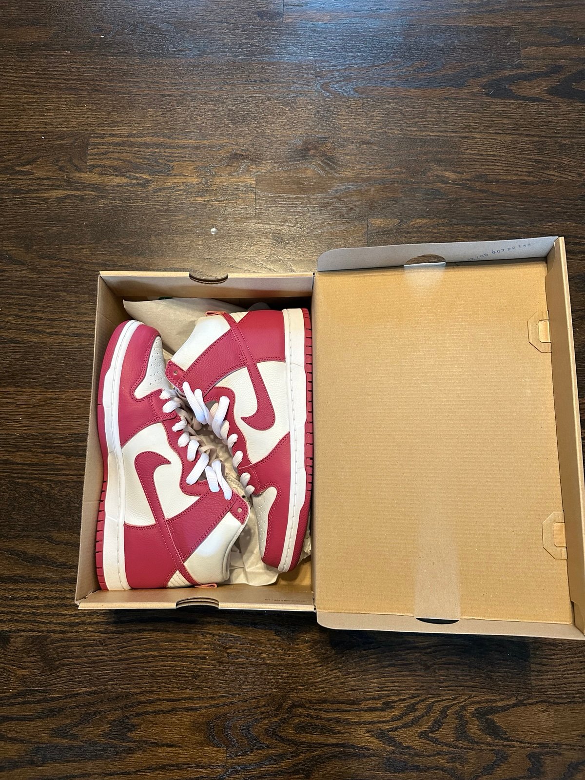 Nike sb orange label dunk high