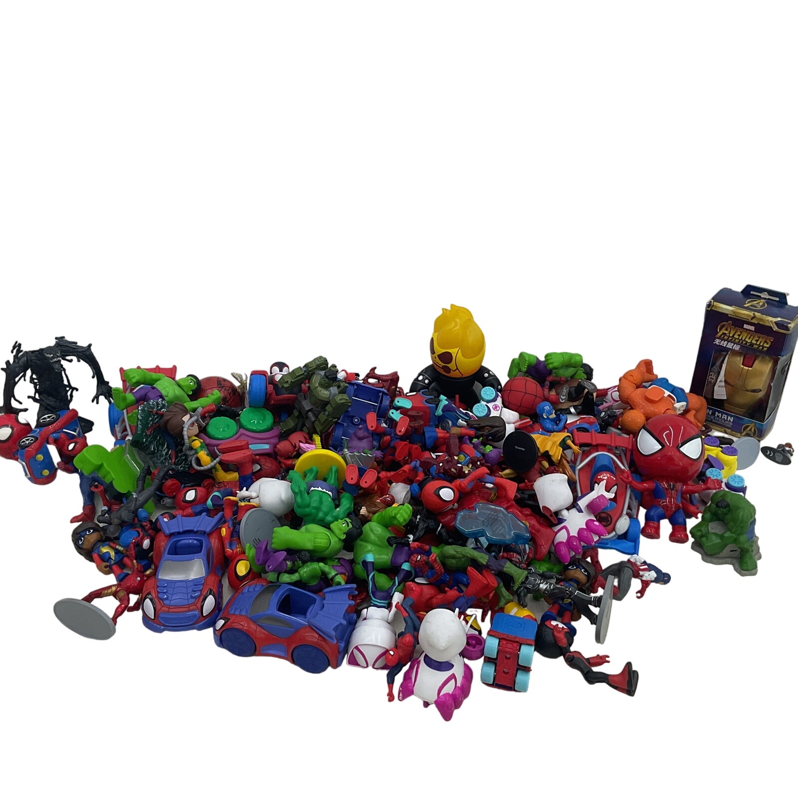 Random Mixed Loose Action Figures Toys LOT 16 lbs Preowned DC Marvel & Others