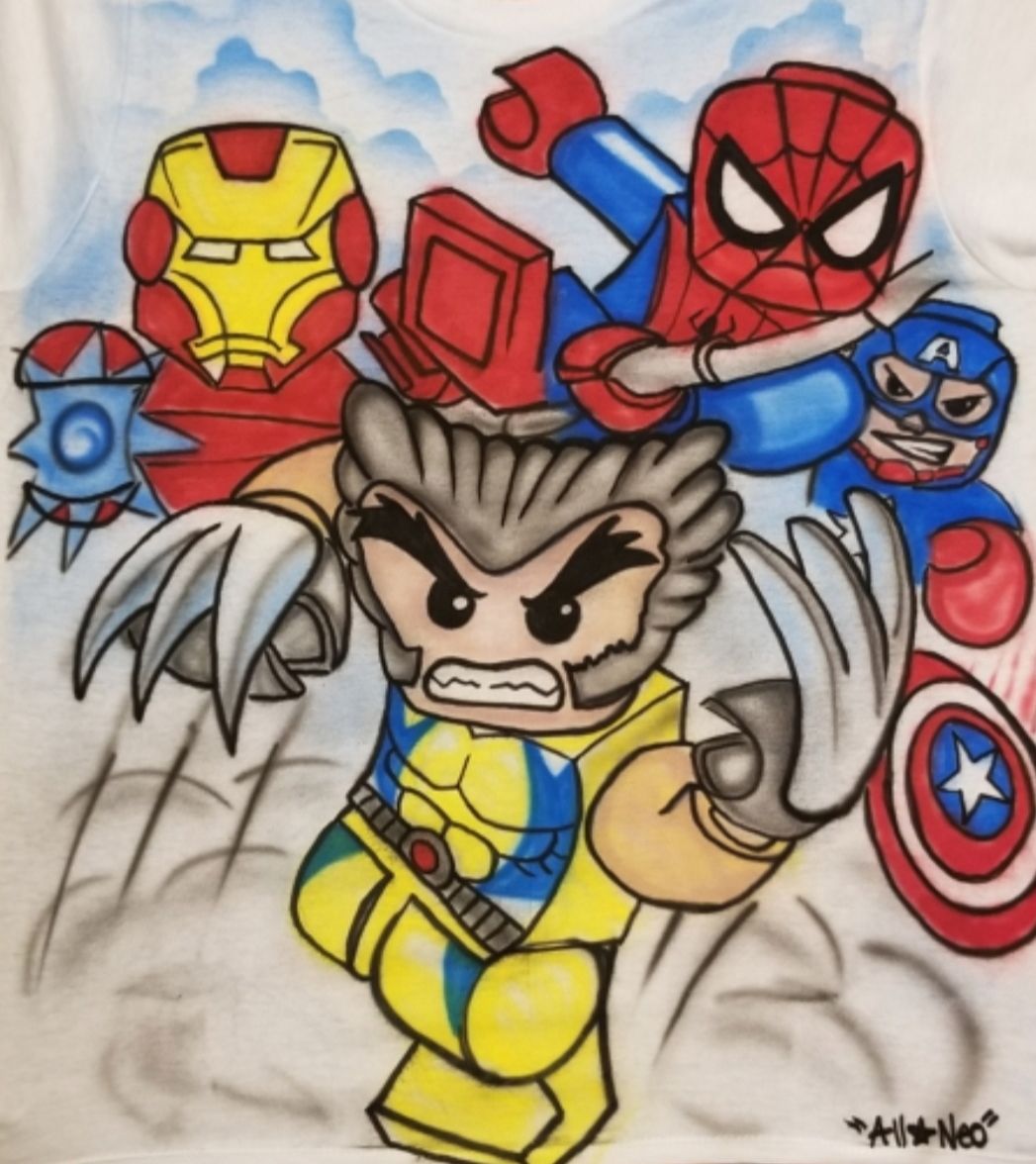 Airbrush tees