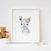 Set of 6 Safari Animal Nursery Art Print