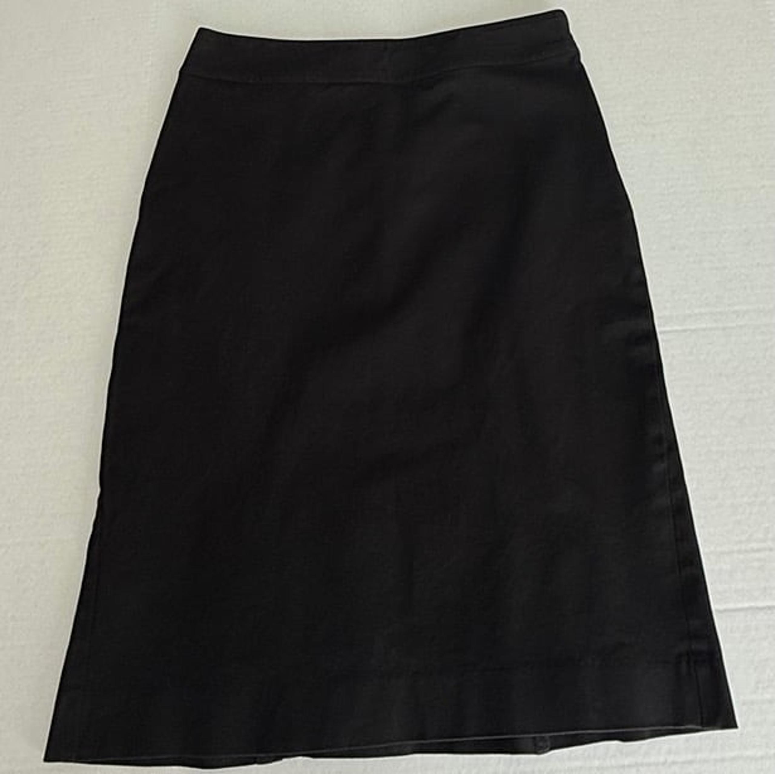 Gap Women's Black Classic Stretch Pencil Skirt Size 2 Cotton Blend