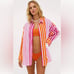 BEACH RIOT Alexa Top Sunset Stripes, New, Size S/M