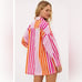 BEACH RIOT Alexa Top Sunset Stripes, New, Size S/M