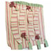 51 Inch Custom Valance Tab Girl Room and 4 custom tie backs Pink Green Yellow