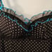 Victoria's Secret Black Dot Babydoll