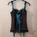 Victoria's Secret Black Dot Babydoll