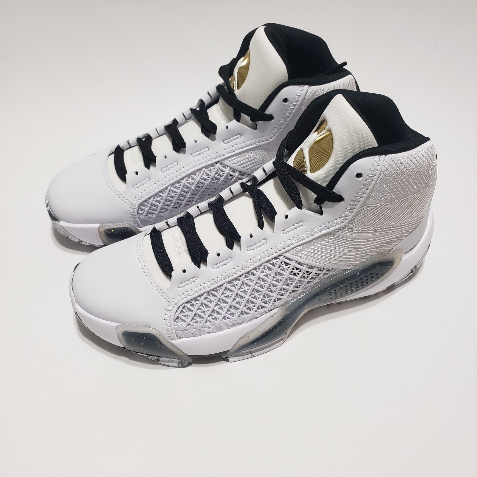 Air Jordan Kids 38 Royalty GS Air Jordan XXXVIII White Black Size 6Y DZ3499 107
