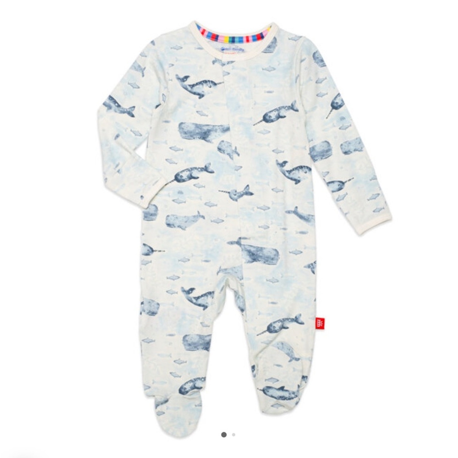 Magnetic Me Modal Parent Favorite Footie- Fanta Sea Cove/ Size 0-3M (8-12 lbs.)