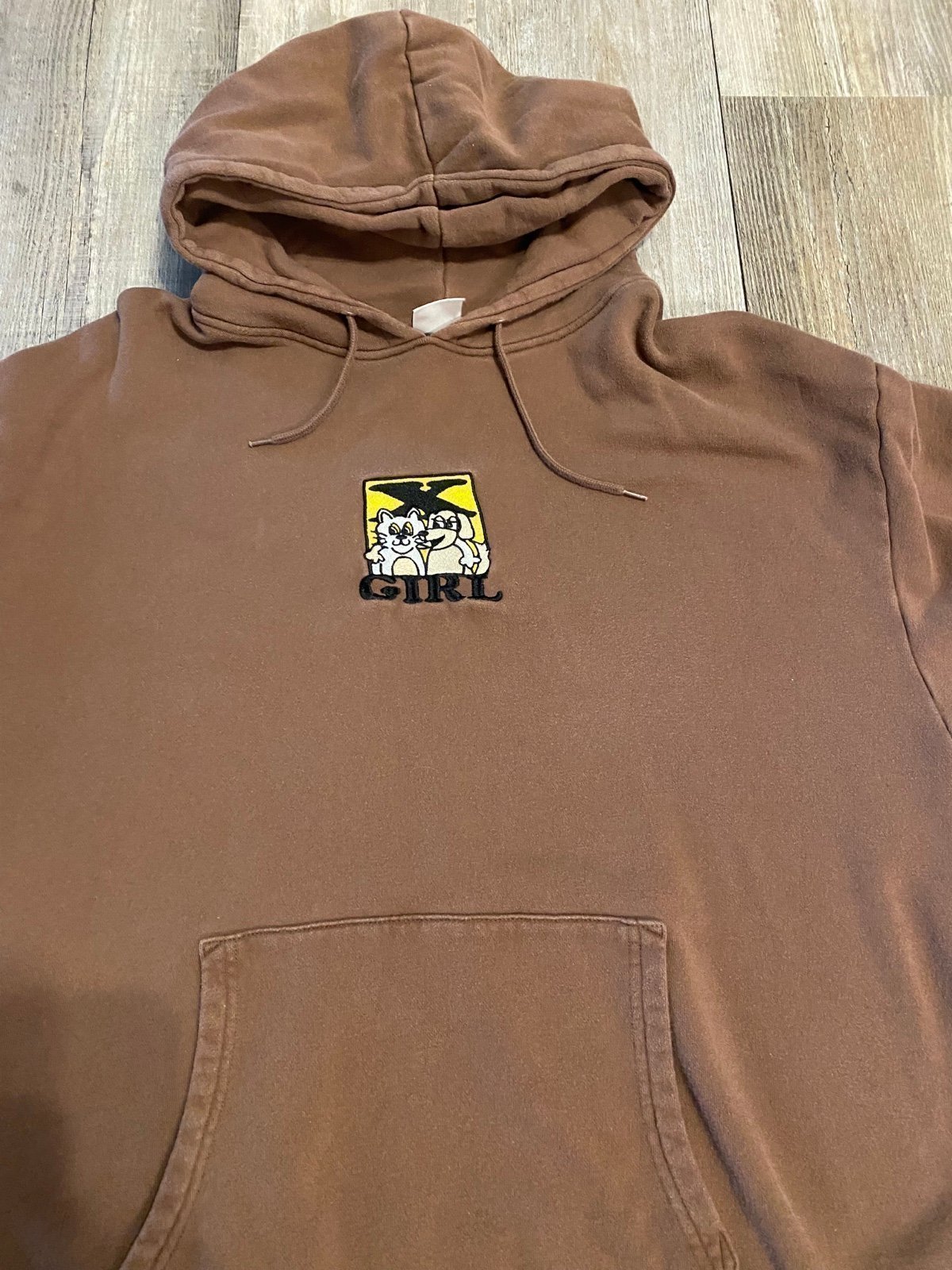 X-girl Urban Outfitters cat and dog sweatshirt
