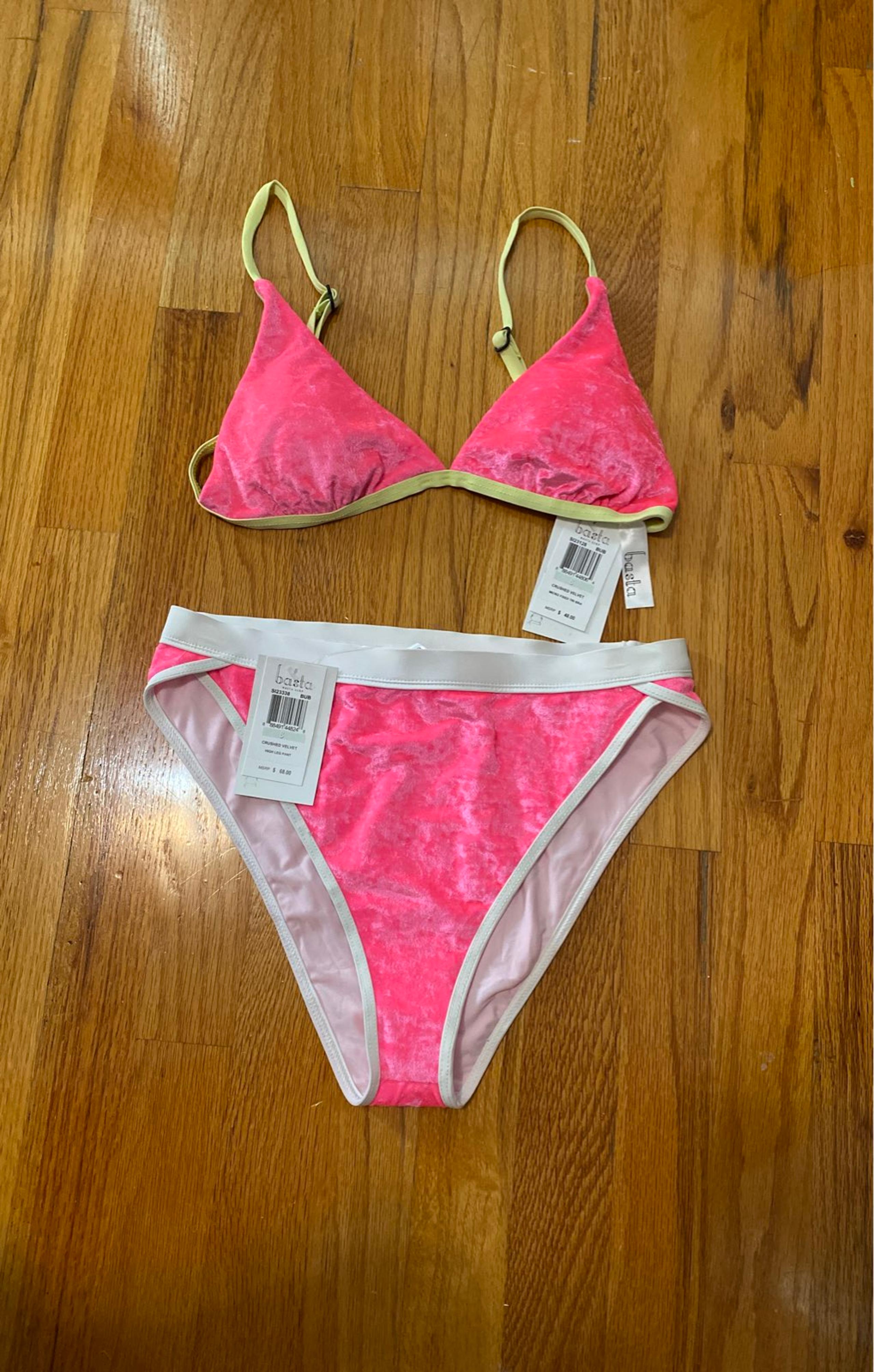 Basta surf bikini - hot pink velvet