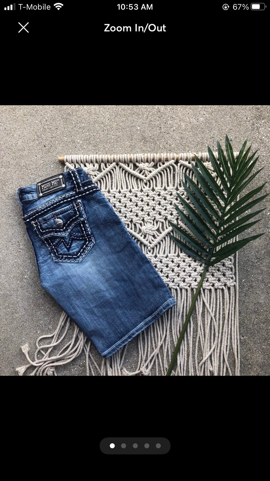Miss Me Jean Shorts Size 25