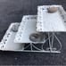 Three-tier metal serving tray