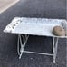 Three-tier metal serving tray
