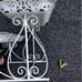 Three-tier metal serving tray