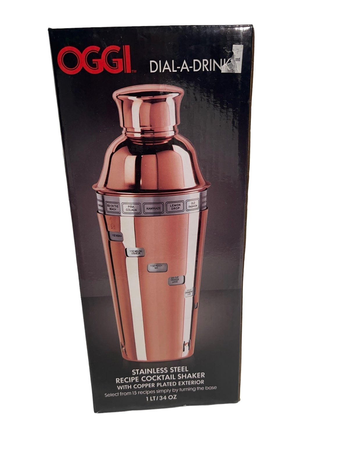 classic fashion shaker cocktail plated copper drink a dial Oggi stainless box open new steel Home classic fashion shaker cocktail plated copper drink a dial Oggi stainless box open new steel Home