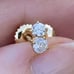 18K Yellow Gold 3mm Screwback Diamond Stud Earrings, NWT