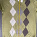 BANANA REPUBLIC SWEATER V-NECK ARGYLE LARGE MEN