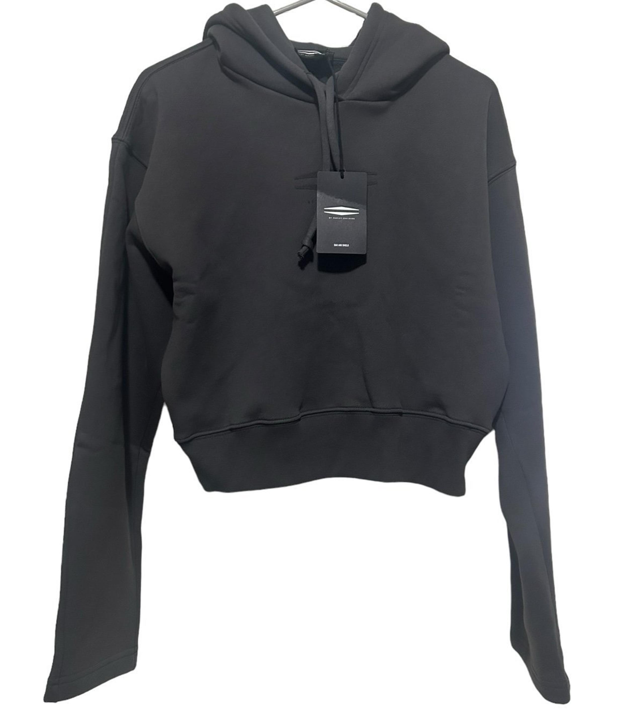 NWT Women’s Harley-Davidson  Size medium  Cropped logo hoodie color: storm Grey