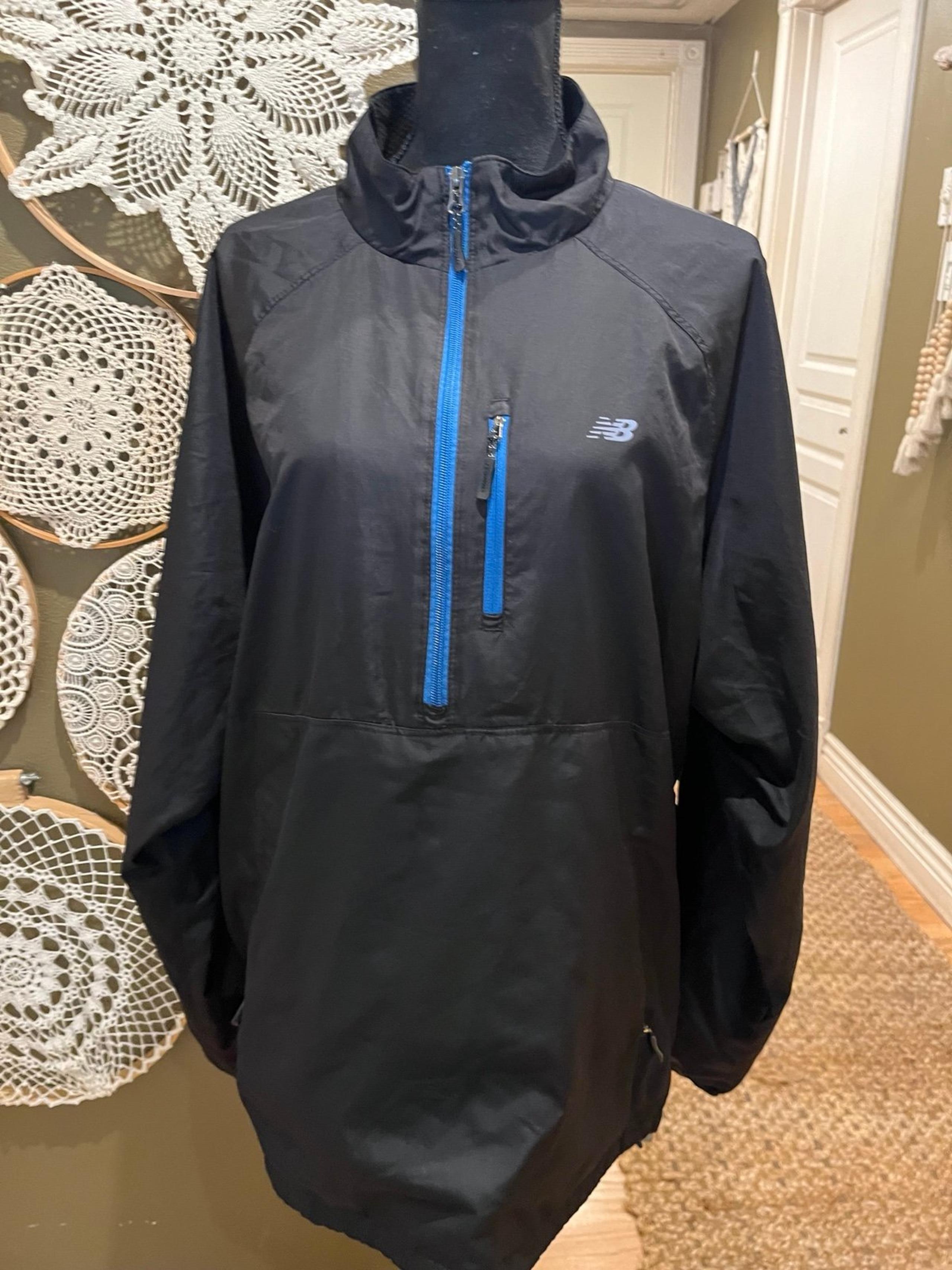 New Balance Men’s Water Repellant Black Jacket Size XL