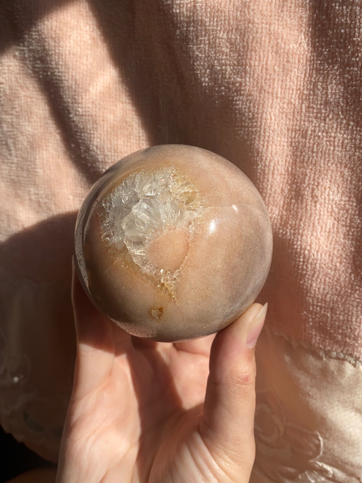 Pink Amethyst Sphere