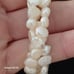 Vtg.sterling Silver Genuine pearls - three strands bracelet- 8.05 in.