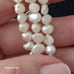 Vtg.sterling Silver Genuine pearls - three strands bracelet- 8.05 in.