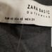 Zara Basic Faux Suede Motorcycle Biker Moto Jacket Gray Moto Zippers SZ XS