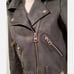 Zara Basic Faux Suede Motorcycle Biker Moto Jacket Gray Moto Zippers SZ XS