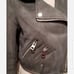 Zara Basic Faux Suede Motorcycle Biker Moto Jacket Gray Moto Zippers SZ XS
