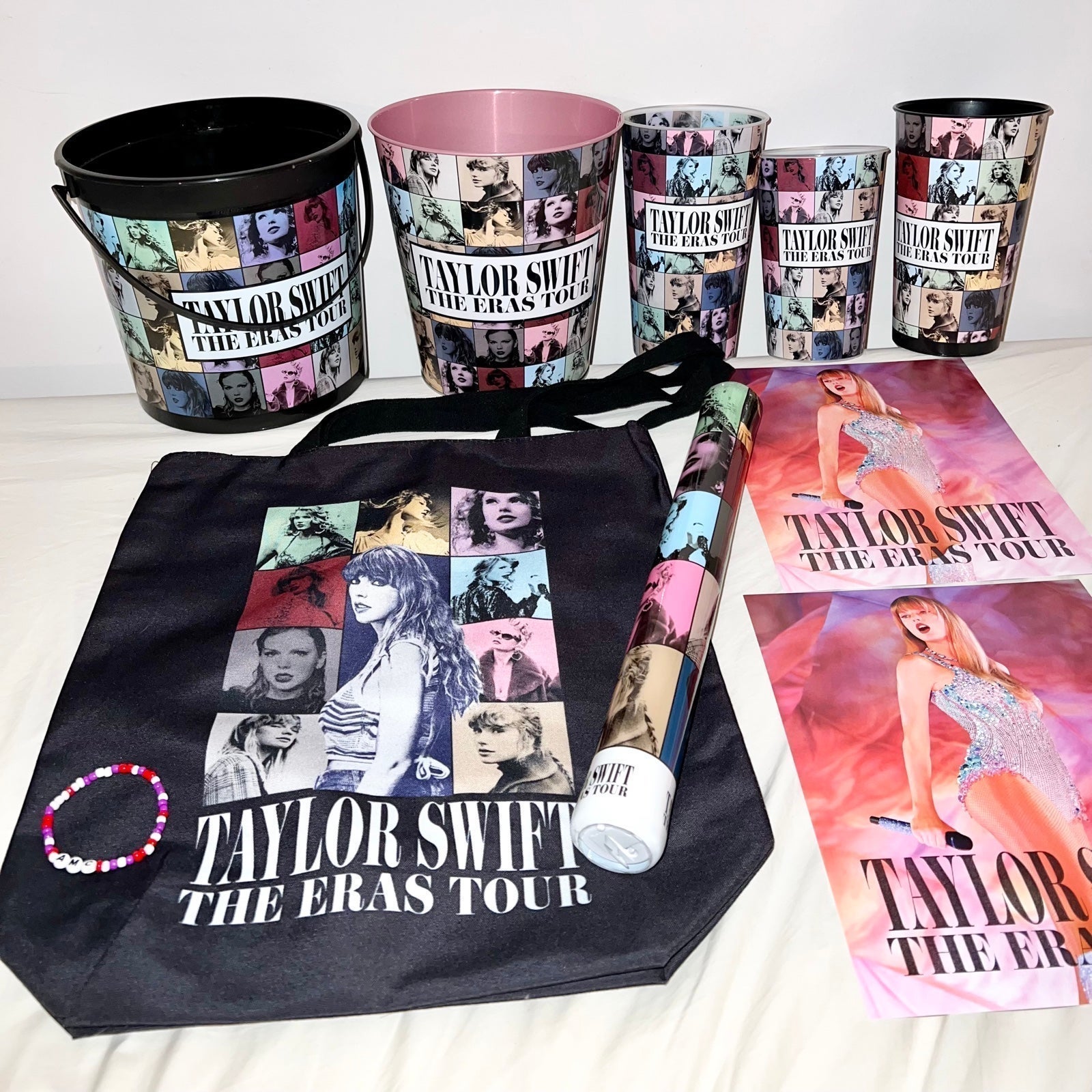 ALL 10 AMC Regal Complete Set- Taylor Swift Eras Tour movie LOT tin tub tote Cup