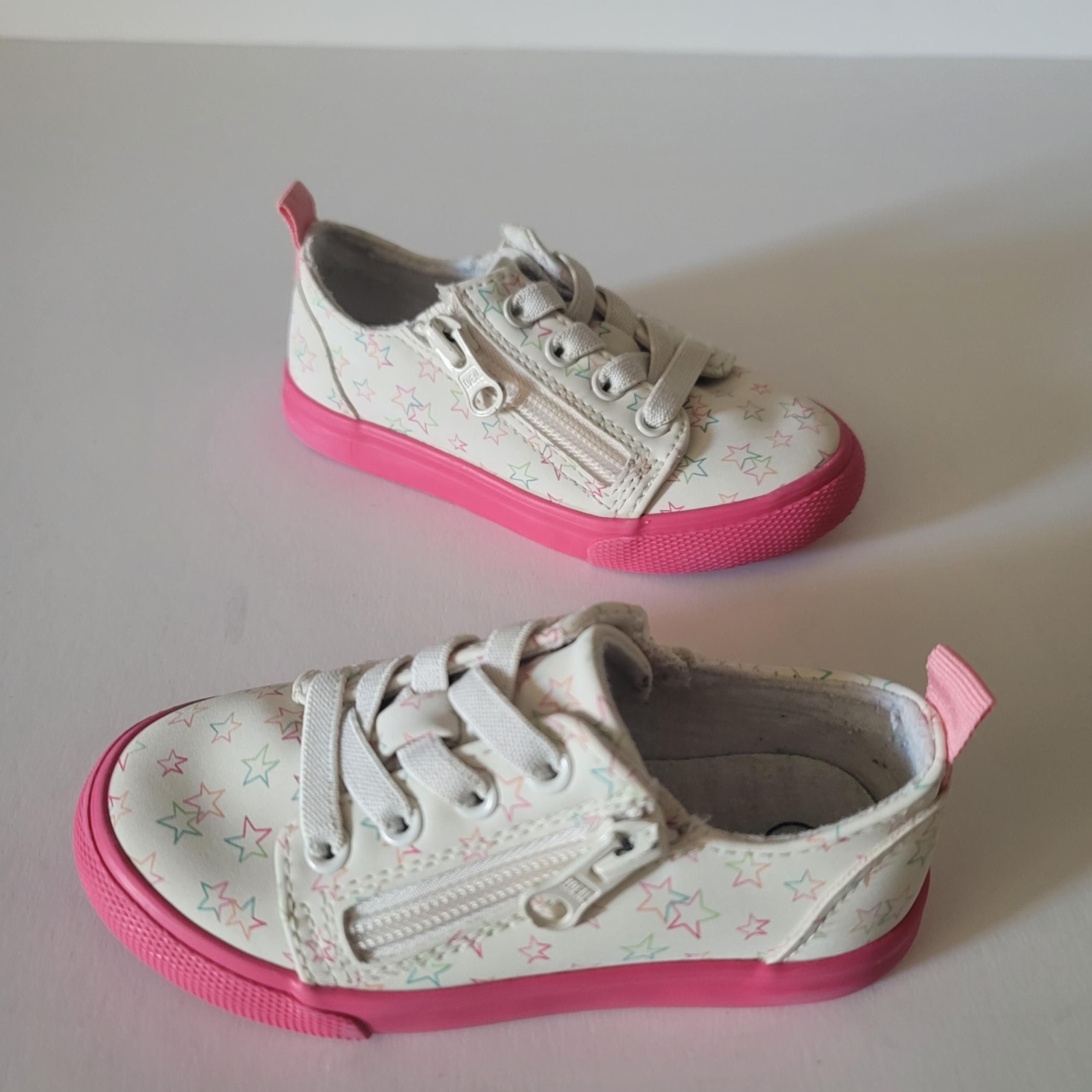 Canvas star print shoes