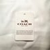 Coach Turnlock Key Pouch/Fob Bag Charm in Brass/Saddle Glovetanned Leather NWT