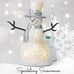Scentsy Sparkling Snowman Warmer