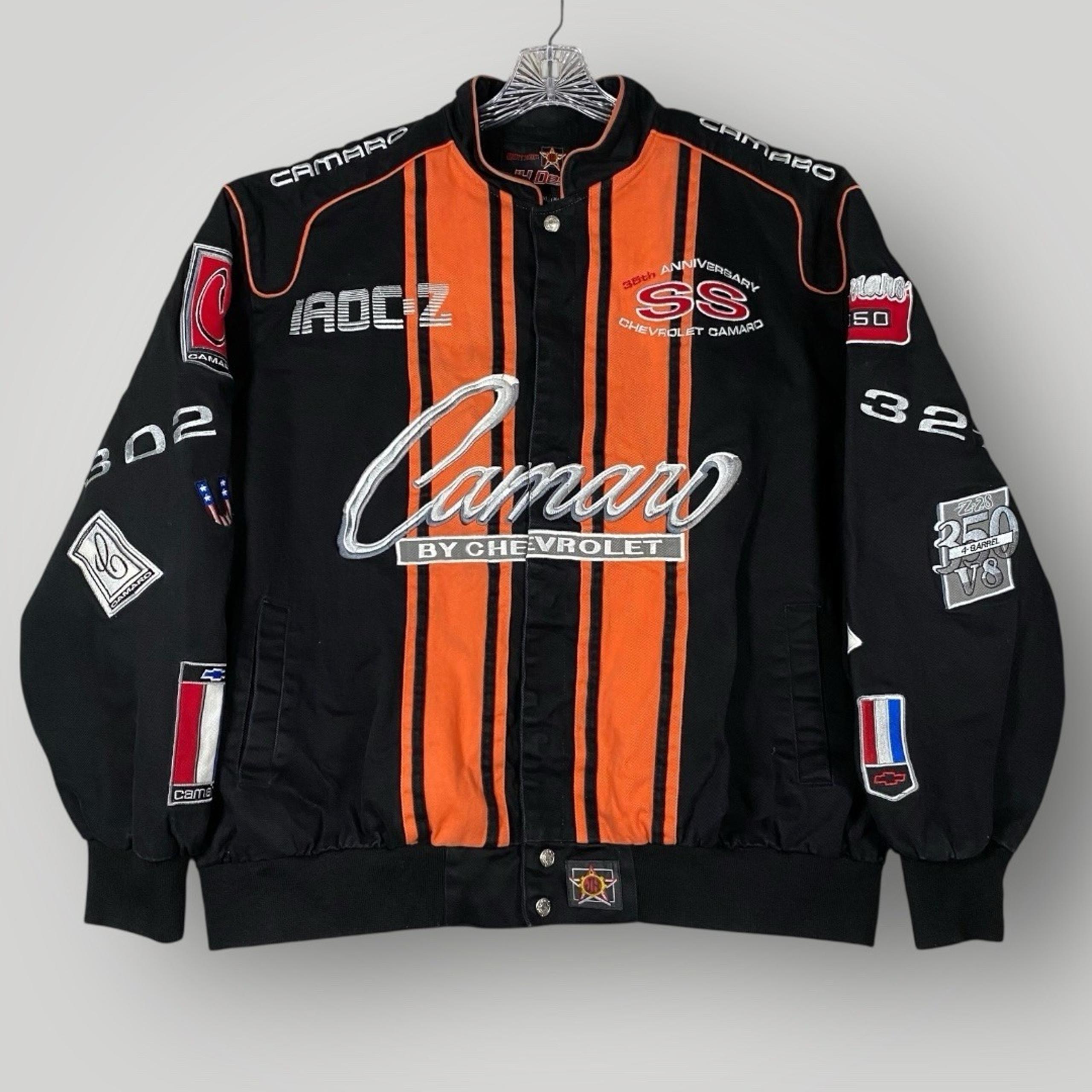 BLACK & ORANGE JH DESIGN 36TH ANNIVERSARY SS CHEVROLET CAMARO JACKET 3XL