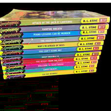 A lot of 11 vintage GooseBump paperback books from the 90s.