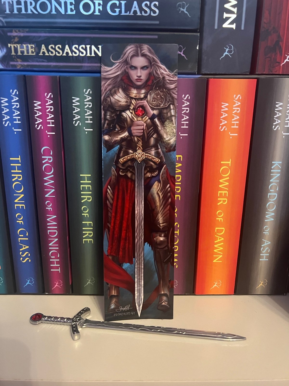 Litjoy SJM Throne of Glass TOG Letter Opener Goldryn Replica