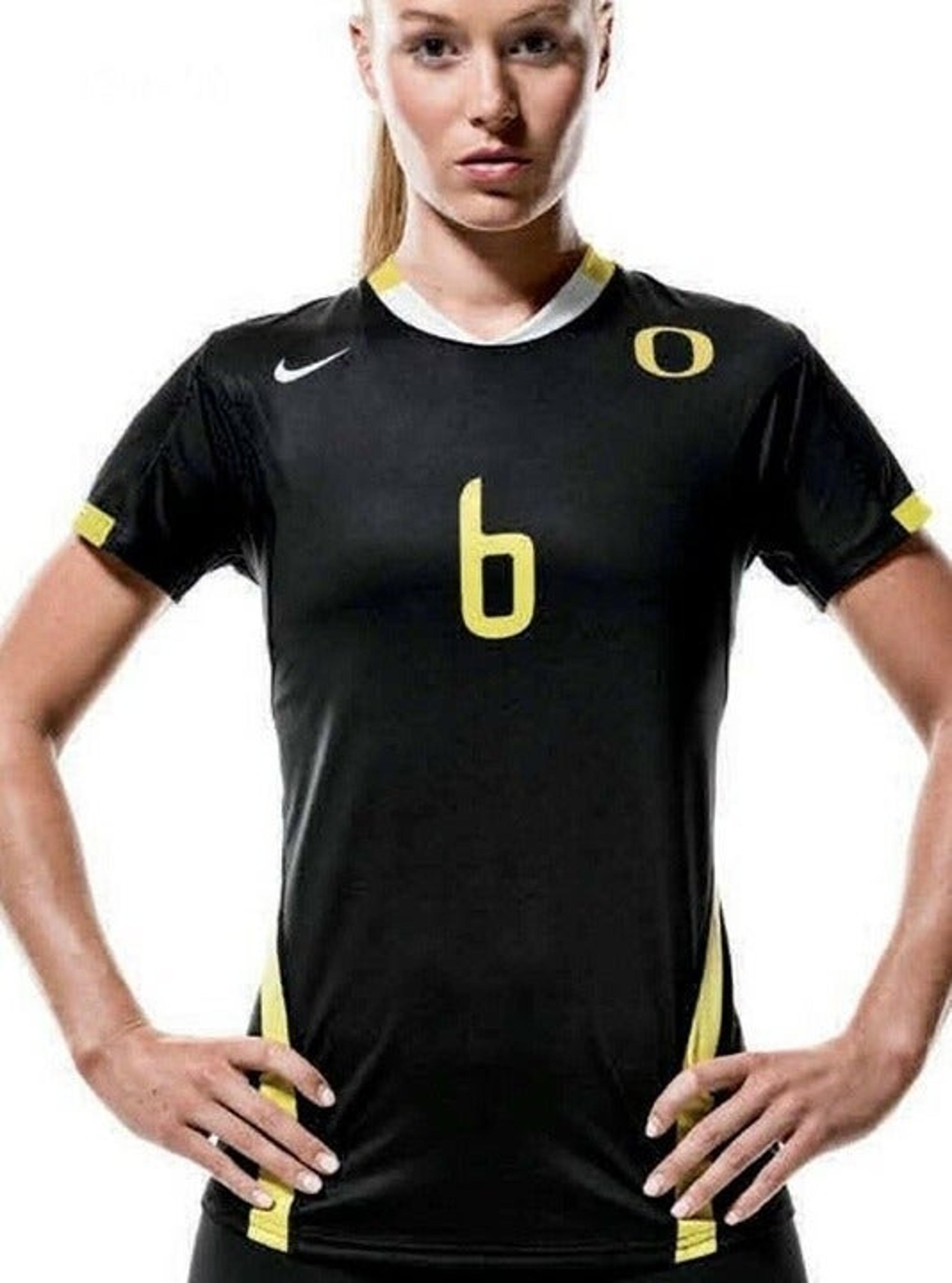 Women's NIKE OREGON College Athletic Jersey / Size Medium / NEW / Volleyball NEW