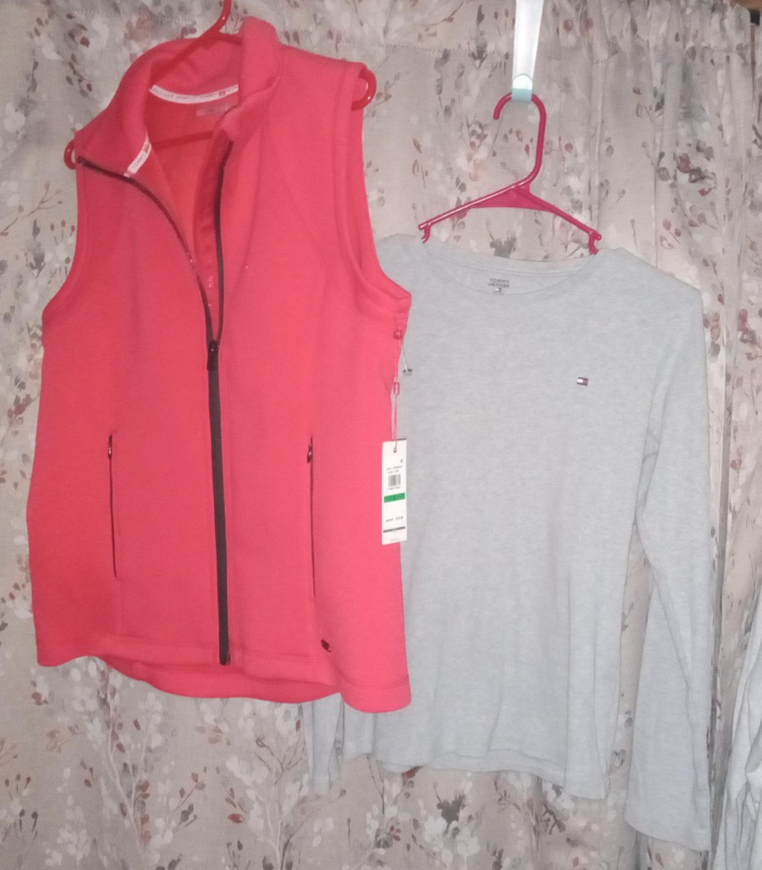 NWT Tommy Hillfiger Vest With Matching TH Long Sleeve Shirt