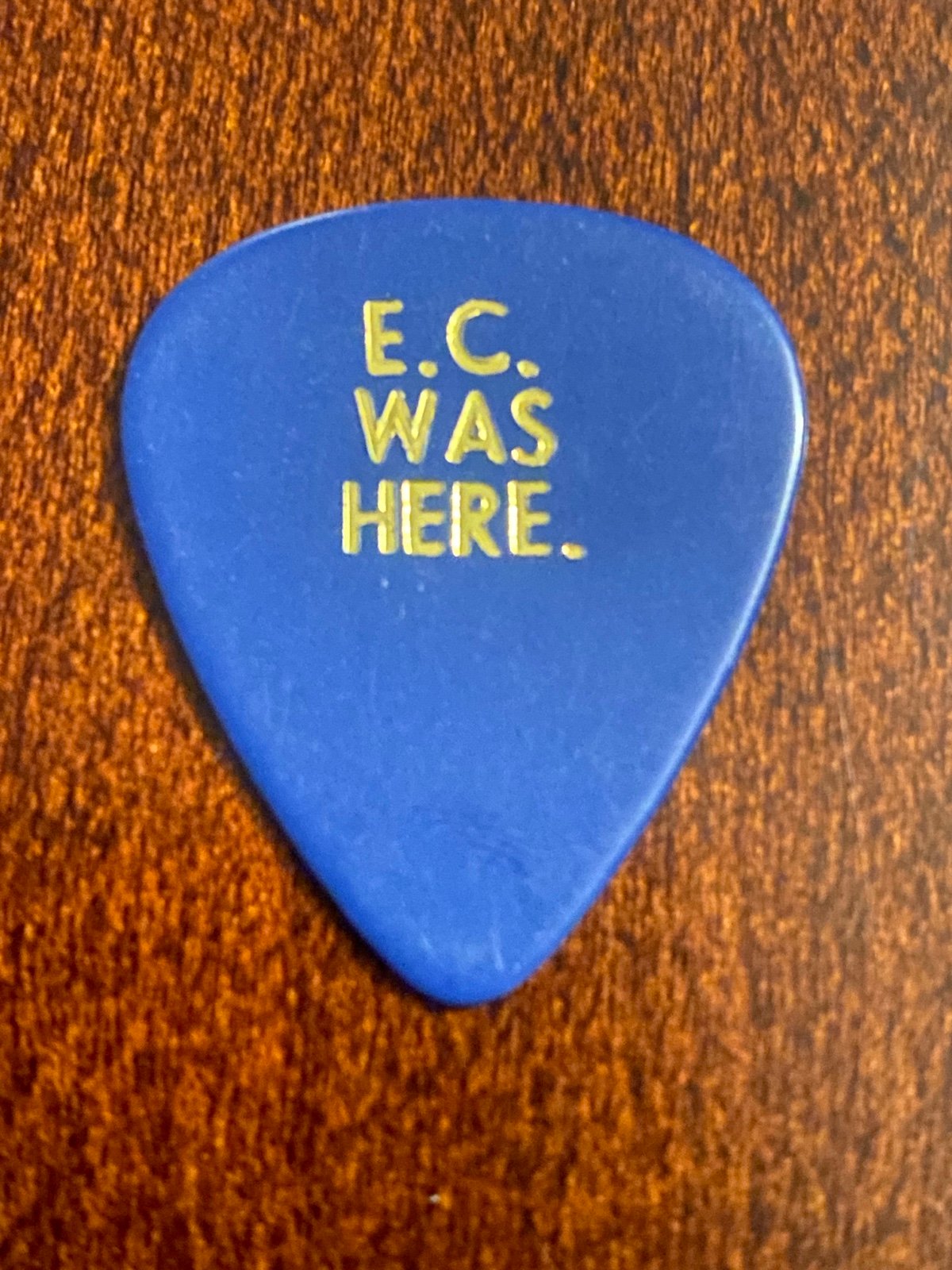 Eric Clapton guitar pick