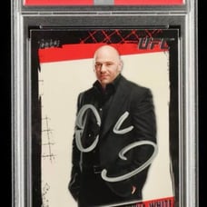 2010 TOPPS DANA WHITE AUTOGRAPHED ON CARD! PSA DNA “ THE BOSS”!